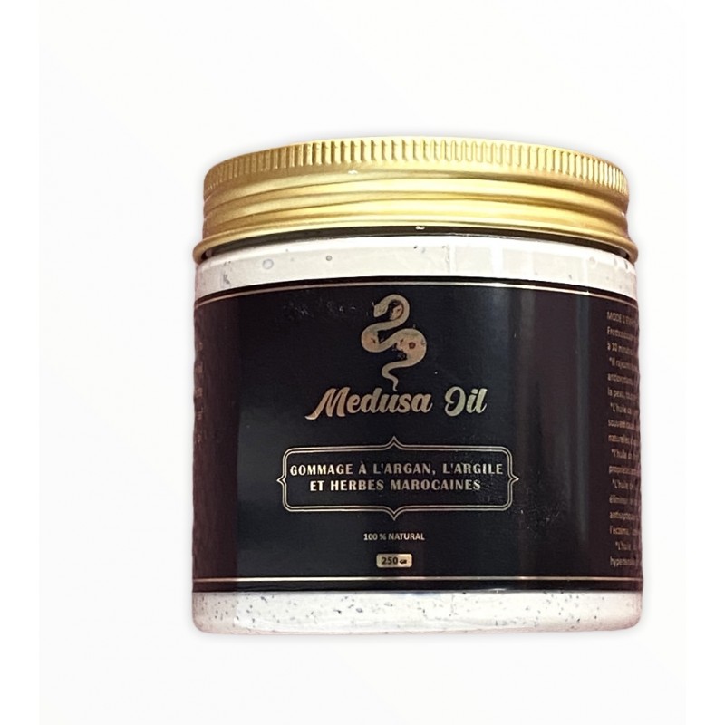 التقشير بالطين والأعشاب المغربية  Medusa Oil تنظيف