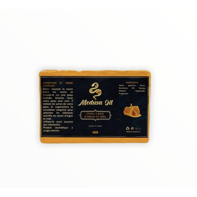 Argan oil duo Argan / honey soap  Packs Medusa Oil