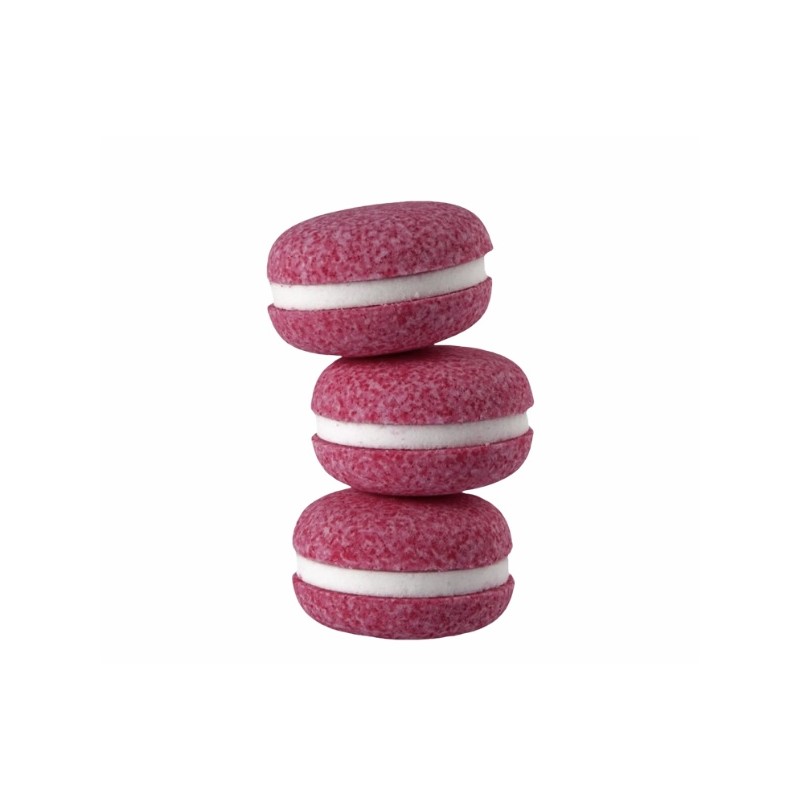Macarons de bain parfum rose   Bombes de bain