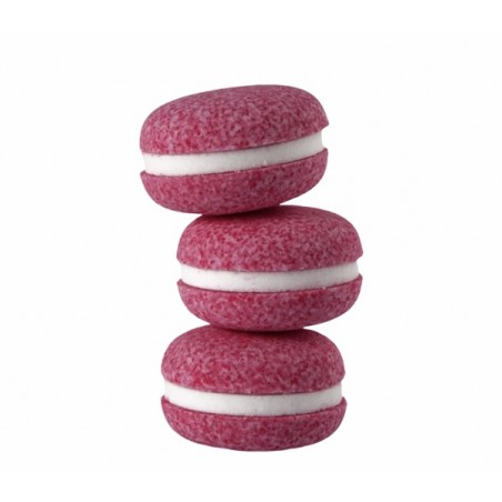 Macarons de bain parfum rose   Bombes de bain