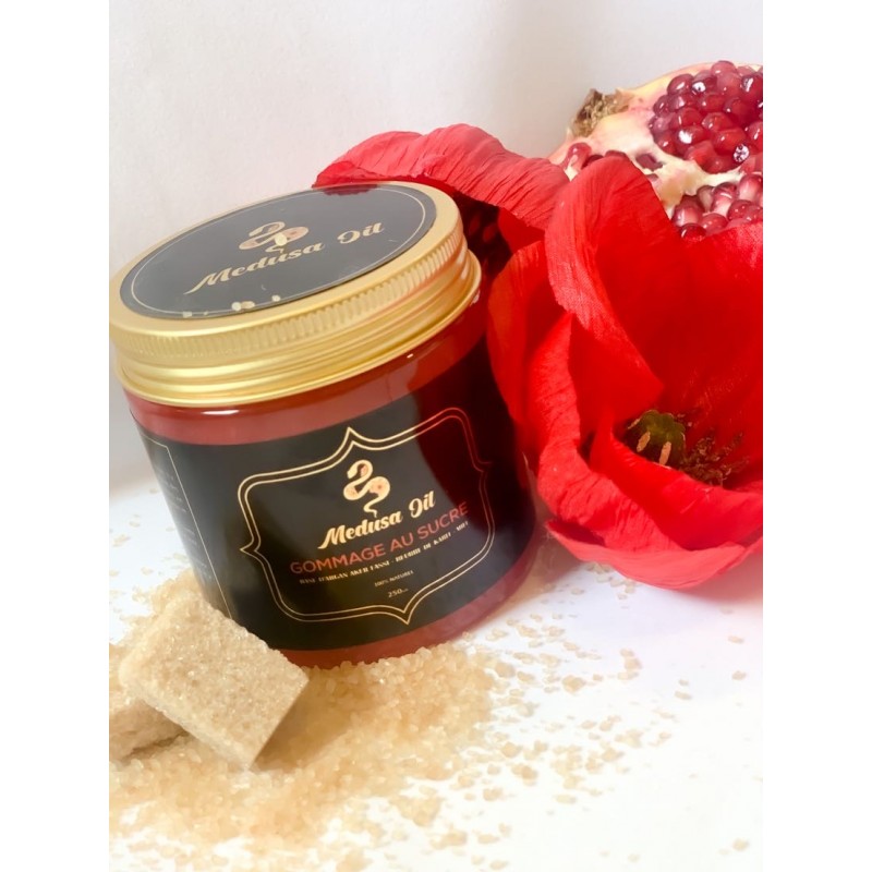 Exfoliante de azúcar morena Aker Fassi  Medusa Oil Fregar